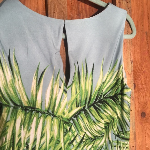 Sangria shift palm tree dress size 8 women’s EUC - Picture 2 of 5